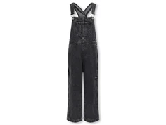 Kids ONLY washed black carpenter overall